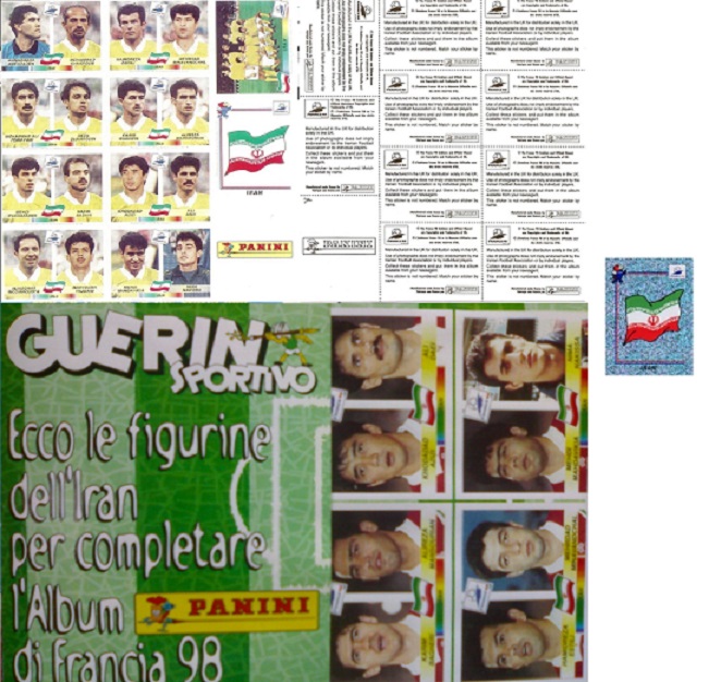 Wappen Nr 264 paraguay Panini wm 98 